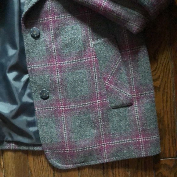 EUC Talbots plaid wool blazer - Picture 5 of 8